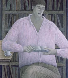 Hombre leyendo, 1998